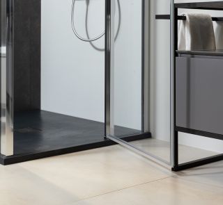 Душевая дверь Allen Brau Priority 100 3.31004.00 профиль Хром