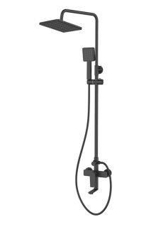 Agger Brilliant A0394444 Душевая система со смесителем, черный