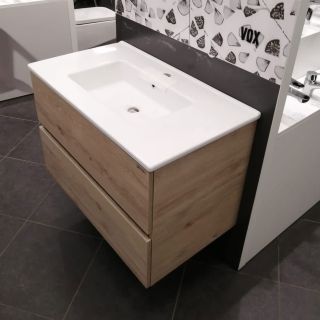 Тумба под раковину Jacob Delafon Tolbiac 80см дуб давос натуральный EB2382-E75