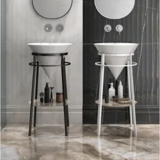 Металлическая структура-консоль Kerama Marazzi Cono CO.44\WHT.M 44 см белый матовый