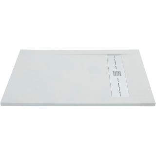 Душевой поддон  Allen Brau Infinity 140x80 8.21004-21 Белый камень