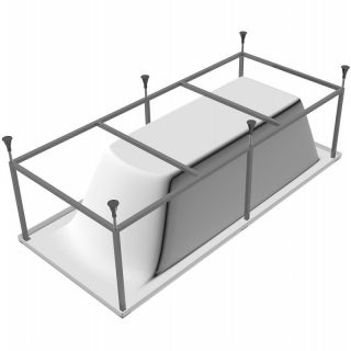 Каркас для ванны Vayer Milana 190x80 Гл000025935 Серый