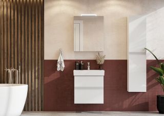 Зеркало Roca Oleta  857645501 с подсветкой 60см Белый матовый