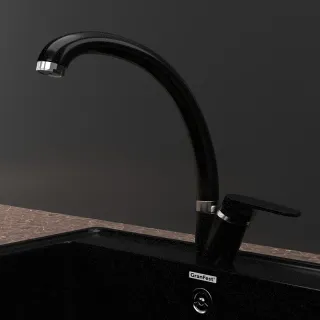 Смеситель для кухни GranFest 3323 черный