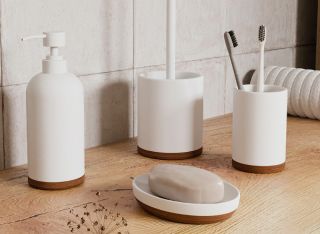 Ершик для унитаза WasserKRAFT Mindel K-8827 Белый