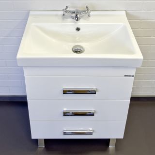 Тумба с раковиной Comforty Никосия 00-00011160 60 см белый