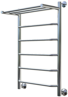 Водяной полотенцесушитель Тругор Браво НП 1 П с полкой 80x50см хром Браво1/нп8050П