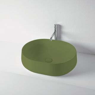 Раковина Kerasan F10 4460511 Зеленая матовая 56 см