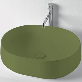 Раковина Kerasan F10 4460511 Зеленая матовая 56 см