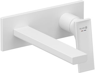 Смеситель для раковины Kludi Decus 542445375 белый матовый