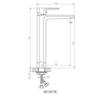Смеситель для раковины Koller Pool Trend TR0200XL