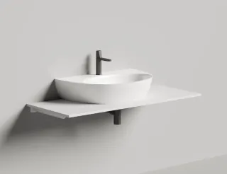 Подвесная раковина Salini Alda Wall 03 S-Sense 140313GRH 71см RAL снаружи