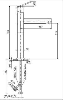 Смеситель для раковины Rav Slezak Loira LR530.5Z Золото