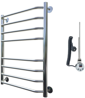 Электрический полотенцесушитель Тругор Браво 1 80x30см хром Браво2/элТЭН8030
