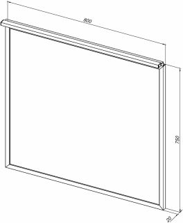 Зеркало Allen Brau Priority 1.31015.60 с подсветкой Медь браш