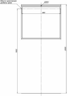 Зеркало Allen Brau Priority 1.31016.60 с подсветкой Медь браш