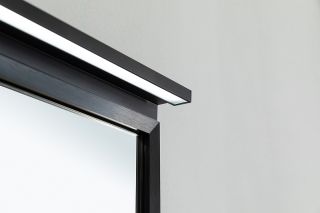 Зеркало Allen Brau Priority 1.31017.BB с подсветкой Черный браш