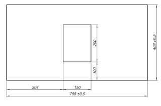 Столешница под раковину Allen Brau Priority 80 1.31010.DG-S Пепел структ