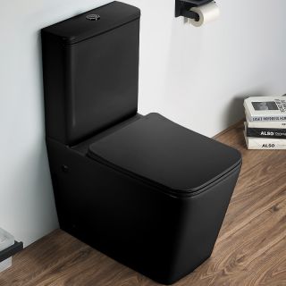 Унитаз CeramaLux 2170AXMB с бачком и сиденьем Микролифт