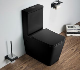 Унитаз CeramaLux 2170AXMB с бачком и сиденьем Микролифт