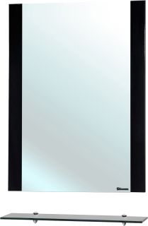 Зеркало Bellezza Рокко 60см чёрный 00000001226