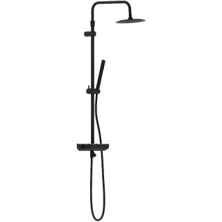 Душевая стойка Damixa Scandinavian Pure 936760300 с термостатом Черная матовая