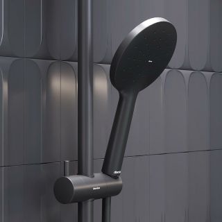 Душевая стойка Damixa Jupiter 977780300 Черная матовая