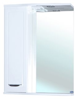 Зеркало-шкаф с подсветкой Bellezza Классик 60см левый белый 00000002170