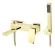 Смеситель для ванны Boheme Q 143-GG.2 золото
