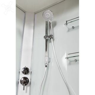 Душевая кабина Deto А102 R LED с кнопкой 120х80х220 см