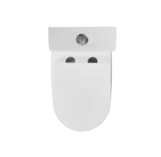 Унитаз-компакт DQ Matrix DT1397016 безободковый белый