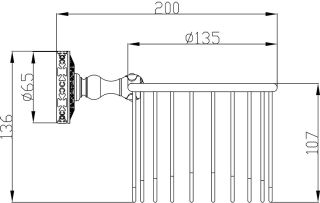 Держатель для запасных рулонов Zorg Antic AZR 27 BR бронза