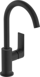 Смеситель для раковины Hansgrohe Rebris E 72576670 черный