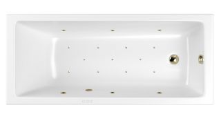 Гидромассажная ванна Whitecross Wave Slim 0111.180080.100.RELAX.BR 180x80см Relax бронза