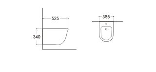 Биде подвесное Aquatek Классик AQ1161-00 Белое