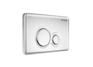 Клавиша смыва BETTOSERB 40006462 хром матовый TWIN