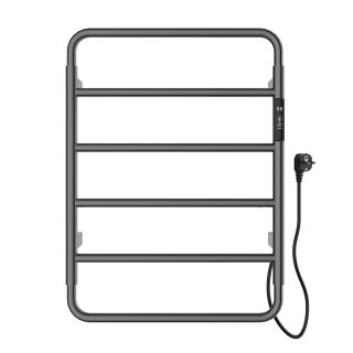 Полотенцесушитель электрический Wonzon & Woghand Wismar WW-AL201-GM 47x64 см тёмный графит