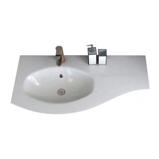 Раковина из искусственного мрамора, левосторонняя Cezares 104x52 50153