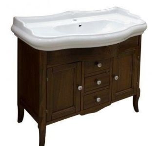 Тумба под раковину Kerasan Retro 734740 напольная орех