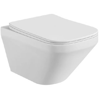 Комплект унитаза с инсталляцией Aquatek SET AQUATEK ПОЛАРИС-025 4в1 с сиденьем Микролифт и клавишей смыва белой