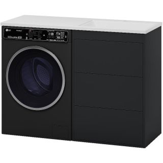 Напольная тумба под раковину Brevita Grafit 120 R УТ000015086 Графит матовый