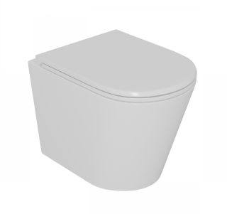 Унитаз подвесной DQ Venice DT1026516 безободковый смыв торнадо белый
