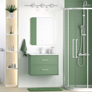 Подвесная тумба под раковину Brevita Verde 70 УТ000026838  зеленый