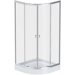 Душевой уголок AM.PM X-Joy Twin Slide 80х80 W88E-205-080MT64 профиль Хром матовый стекло прозрачное