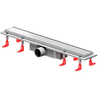 Душевой лоток AM.PM PrimeFlow 60 W02SC-U11-060-04SB с решеткой Хром матовый / под плитку Tile