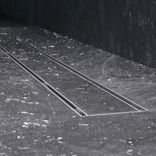 Душевой лоток AM.PM PrimeFlow 70 W02SC-U11-070-04SB с решеткой Хром матовый / под плитку Tile