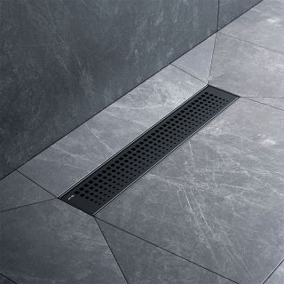 Душевой лоток AM.PM MasterFlow 40 W01SC-P11-040-01BM с Черной матовой решеткой Cut Gradient