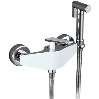 Гигиенический душ Frap F2058 белый хром