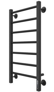 Электрический полотенцесушитель Larusso Феличия П7 40x80см чёрный матовый 4670078536679