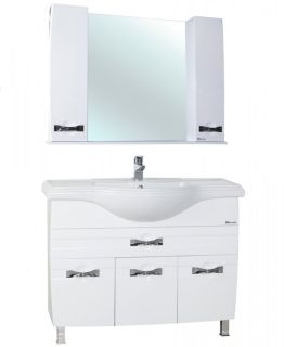 Зеркало-шкаф Bellezza Абрис 105см белый 00000006117